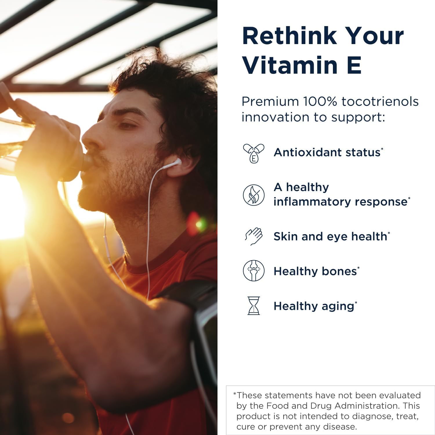 Designs for Health Annatto-E 300mg Tocotrienols Vitamin E - Delta + Gamma Tocotrienols (60 Vitamin E Softgels)