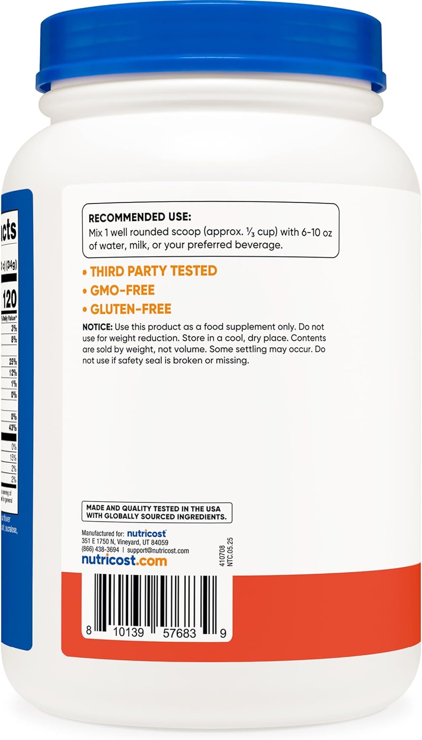 Nutricost Whey Protein Concentrate Powder (Strawberry Banana) 2LBS