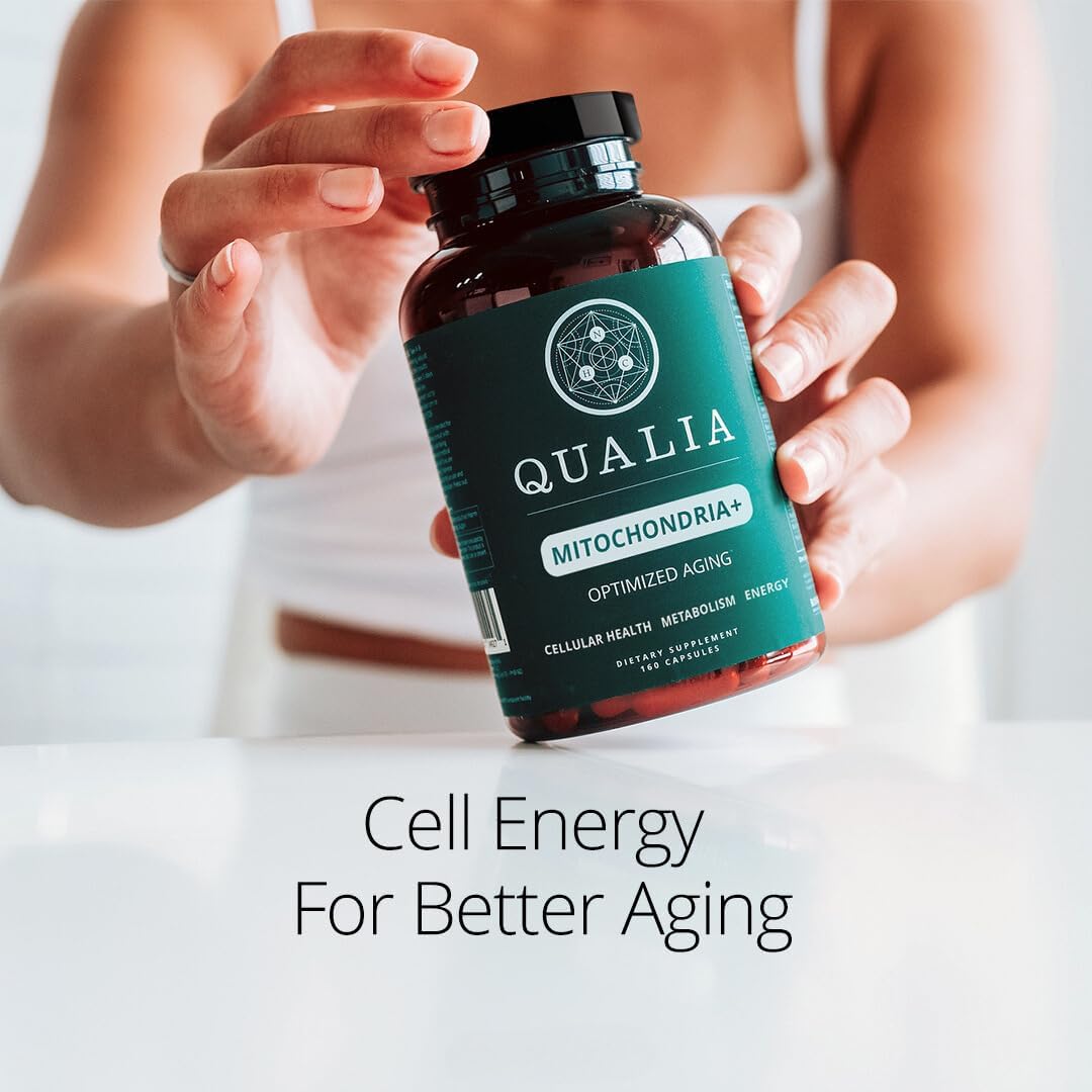 Qualia Mitochondria+ | The Most Advanced Supplement for NAD+, Cellular Energy