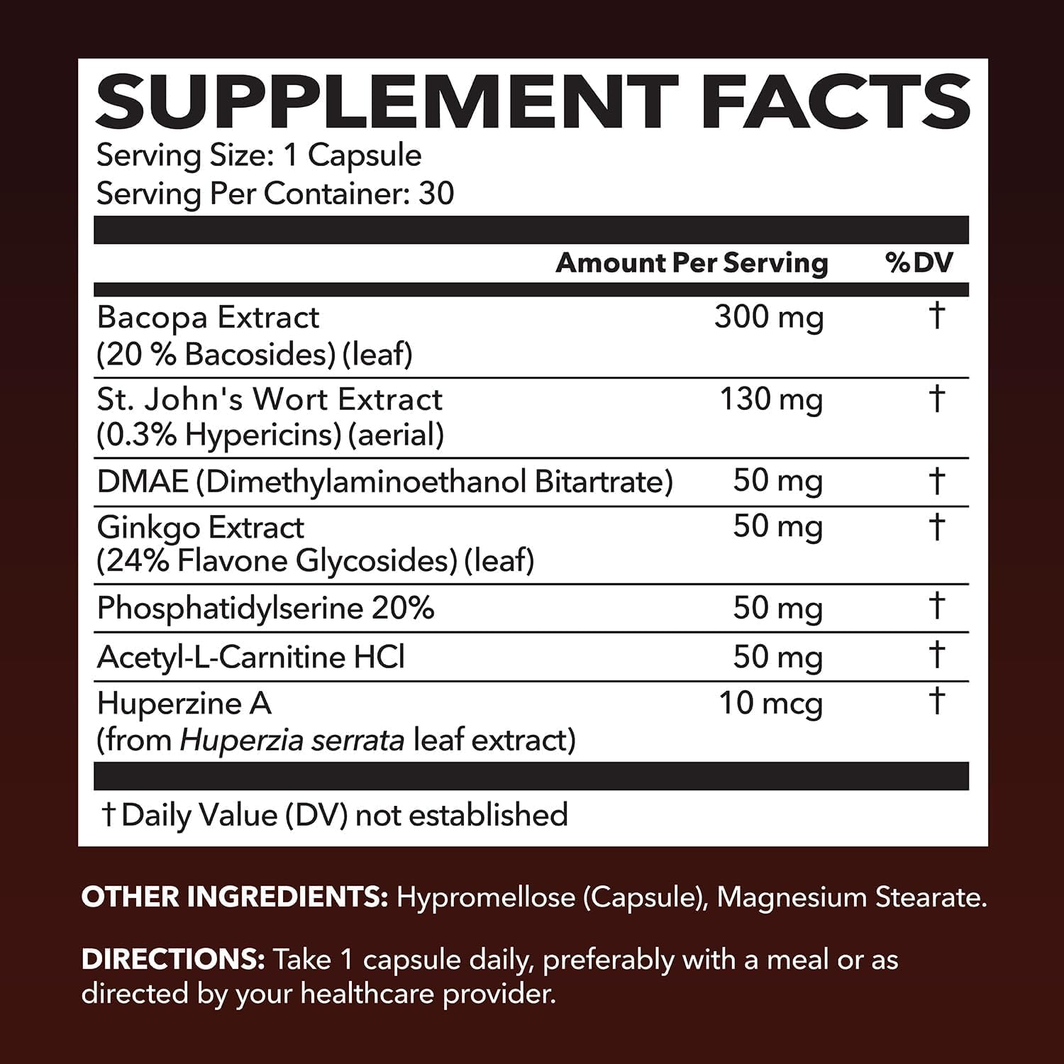 NeuroIGNITE Brain Supplements for Memory and Focus - 30 Count - Nootropics Brain Support