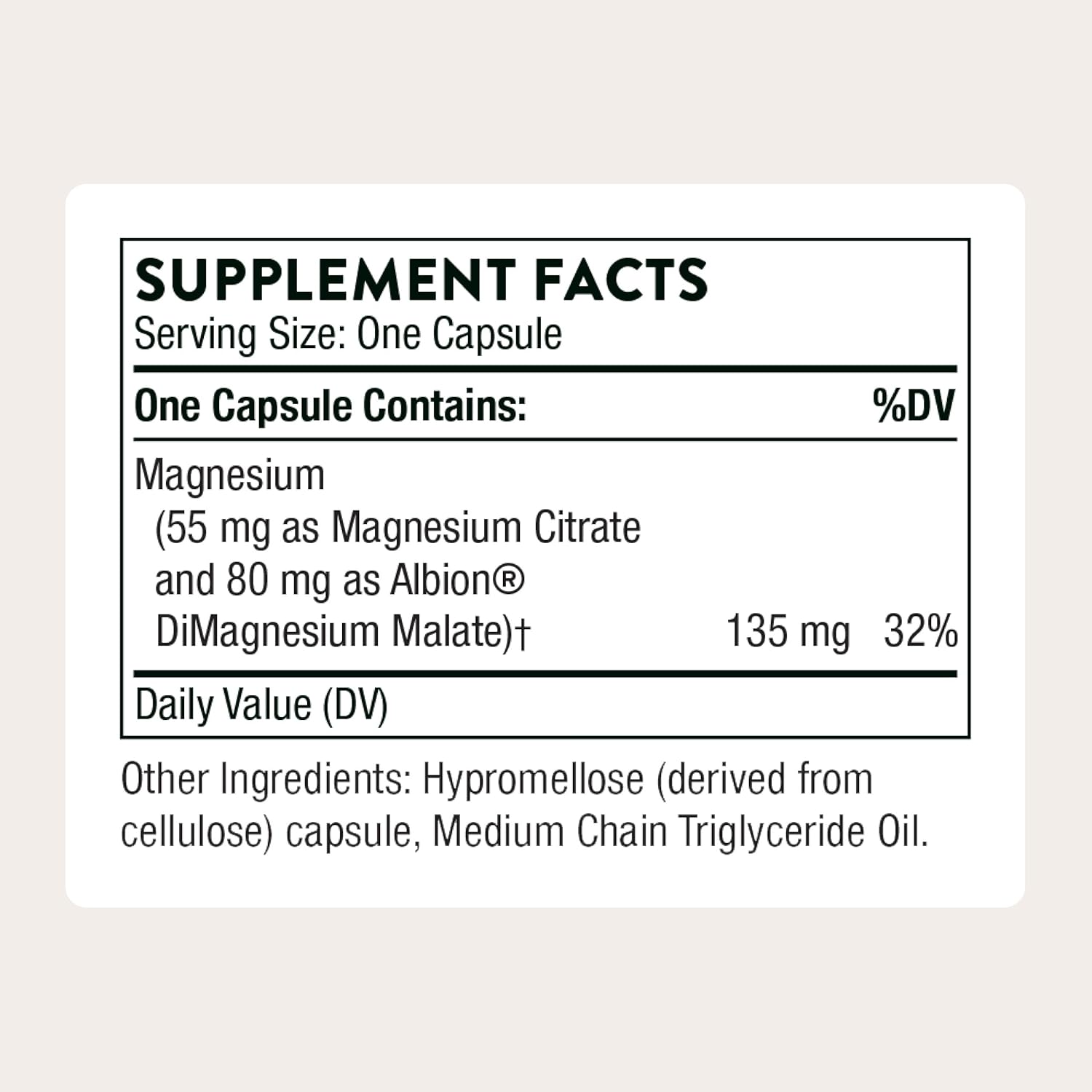 THORNE - Magnesium CitraMate - Magnesium Citrate & Malate Supplement Third-Party Certified - 90 Servings