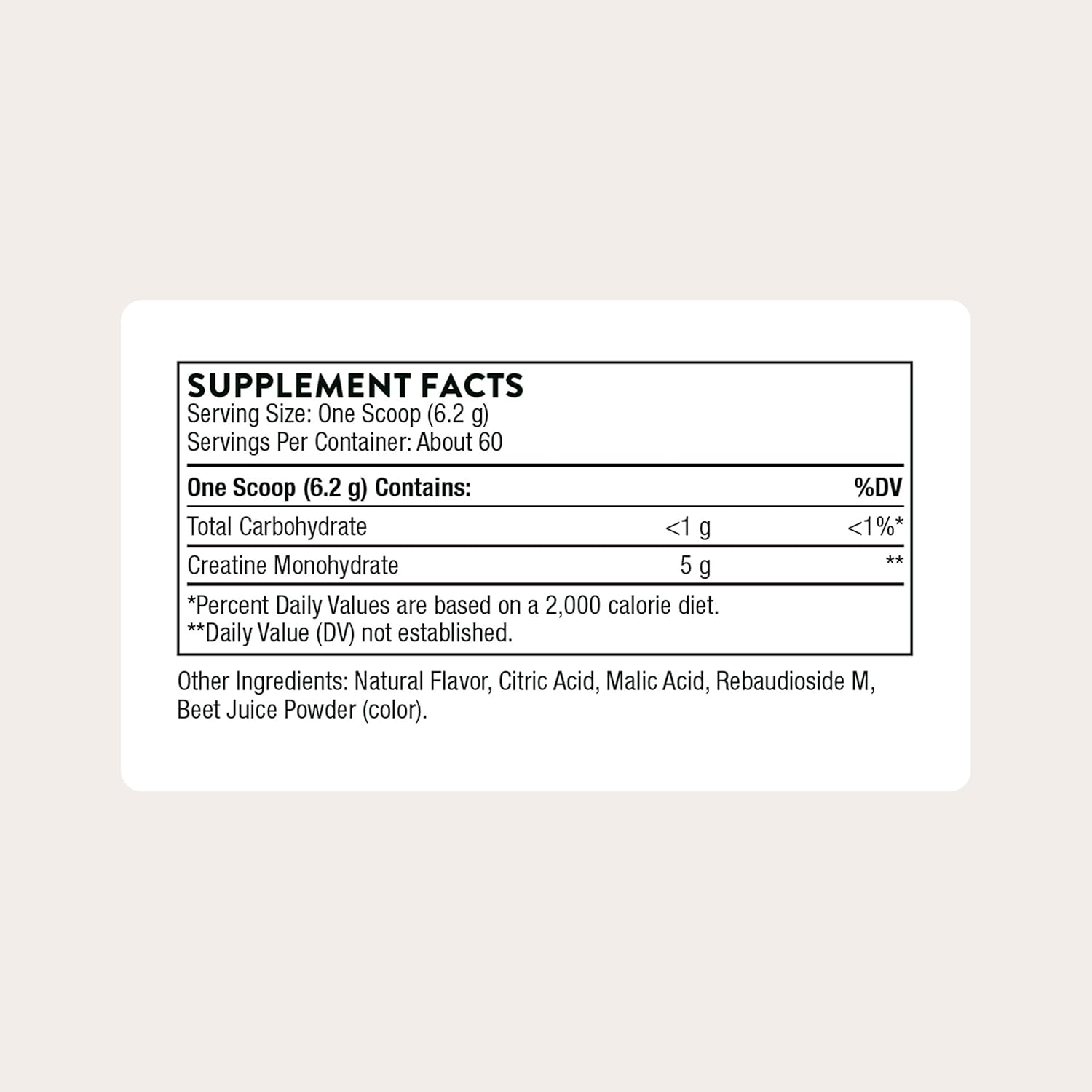 THORNE Creatine - Micronized Creatine Monohydrate Powder -5 g per Serving - 60 Servings