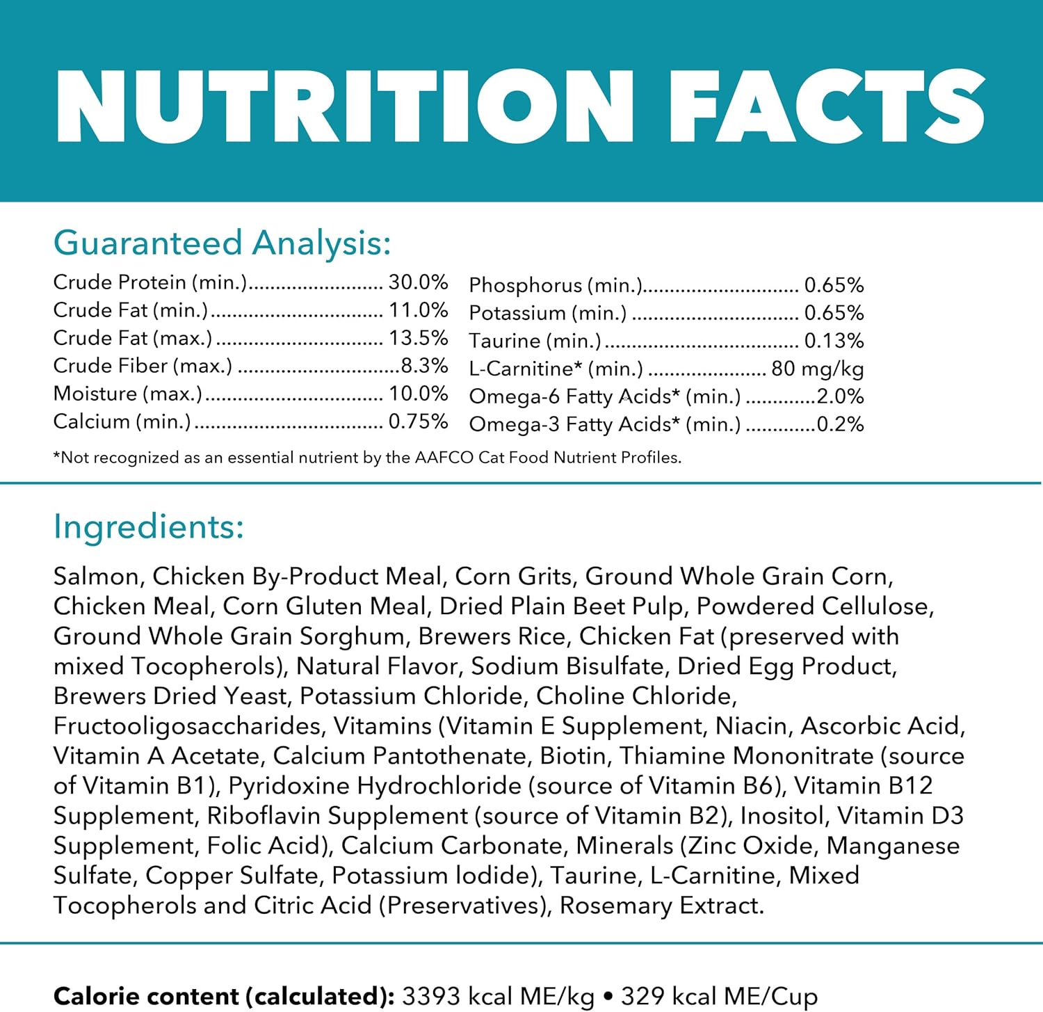 IAMS Proactive Health Indoor Weight Control & Hairball Care Adult Dry Cat Food, Salmon Recipe, 7 lb. Bag