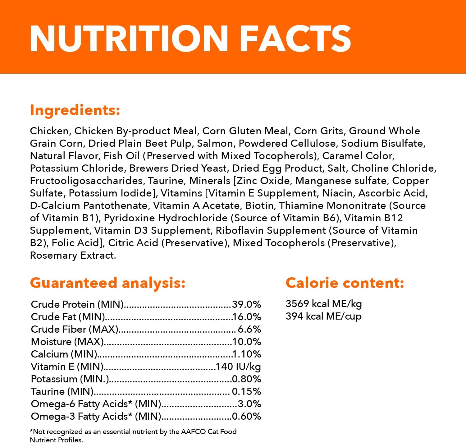 IAMS Proactive Health Long Hair Care Adult Dry Cat Food with Real Chicken & Salmon, 3 lb. Bag