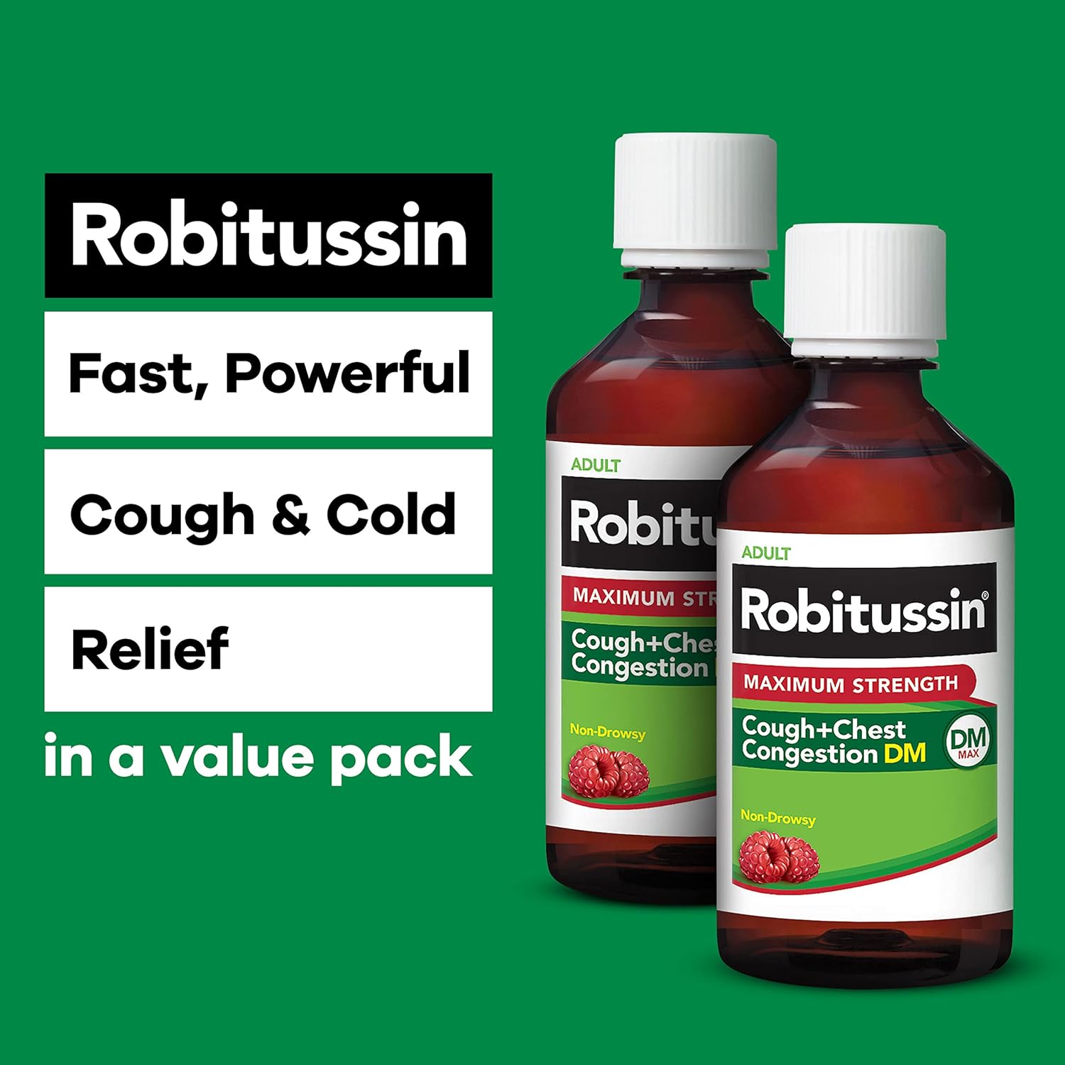 Robitussin Adult Maximum Strength Cough Plus Chest Congestion DM Max
