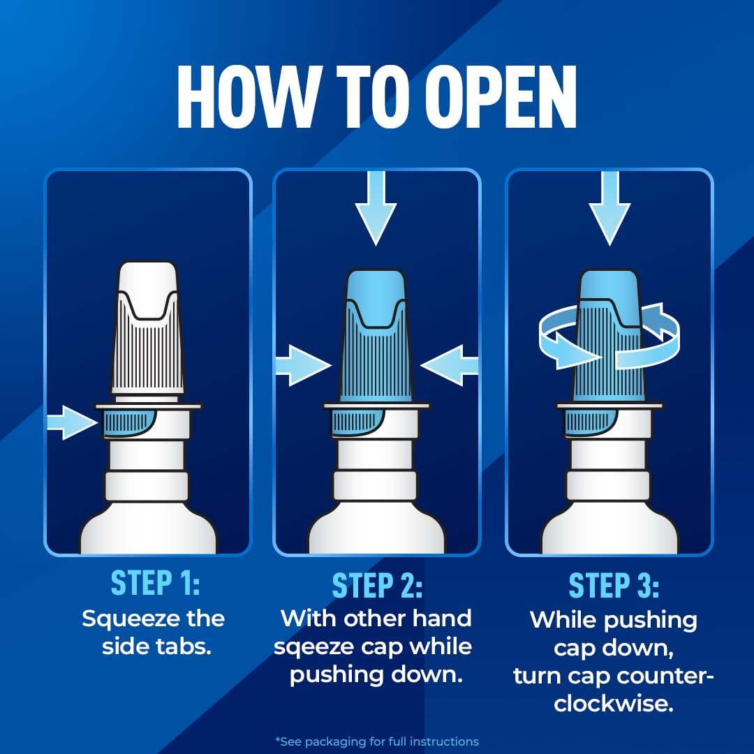 Mucinex Sinus-Max Nasal Spray Decongestant, 12 Hour Over-The-Counter Medication Nose Spray for Sinus Relief, Clear & Cool 3/4 Fl Oz( 22ML)