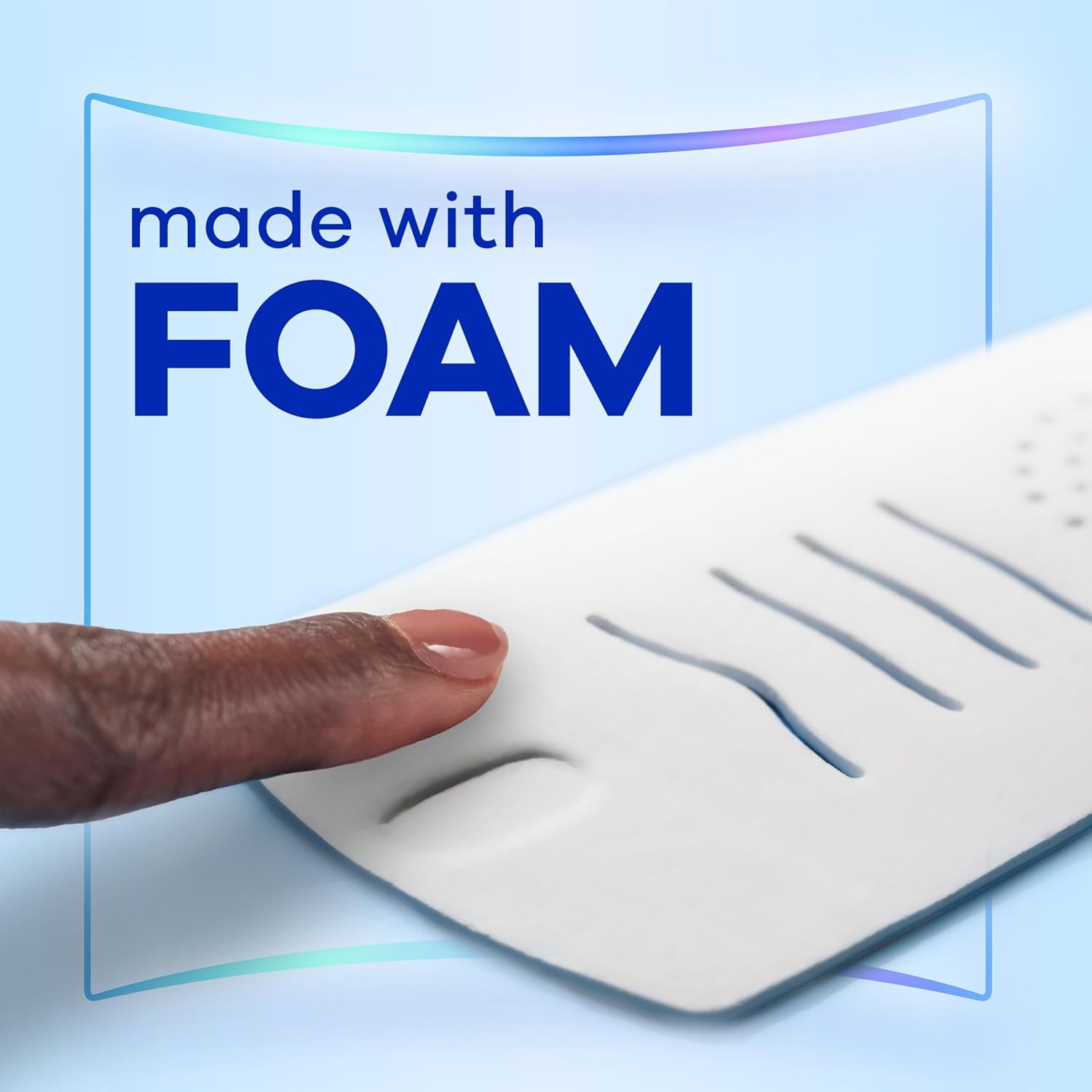 Always Infinity Feminine Pads for Women, Flexfoam Pads Without Wings, Size 2, Heavy Absorbency, Unscented, 96 Count (3 Packs of 32)