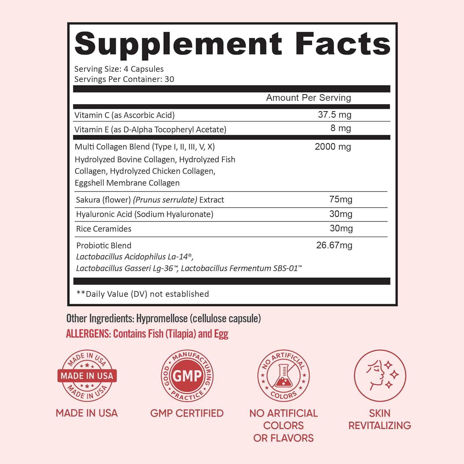 BB Company Radiancy | Vaginal Probiotics for Vaginal Dryness, pH Balance, Probiotics, Vitamin C, Multi Collagen | 120 Ct