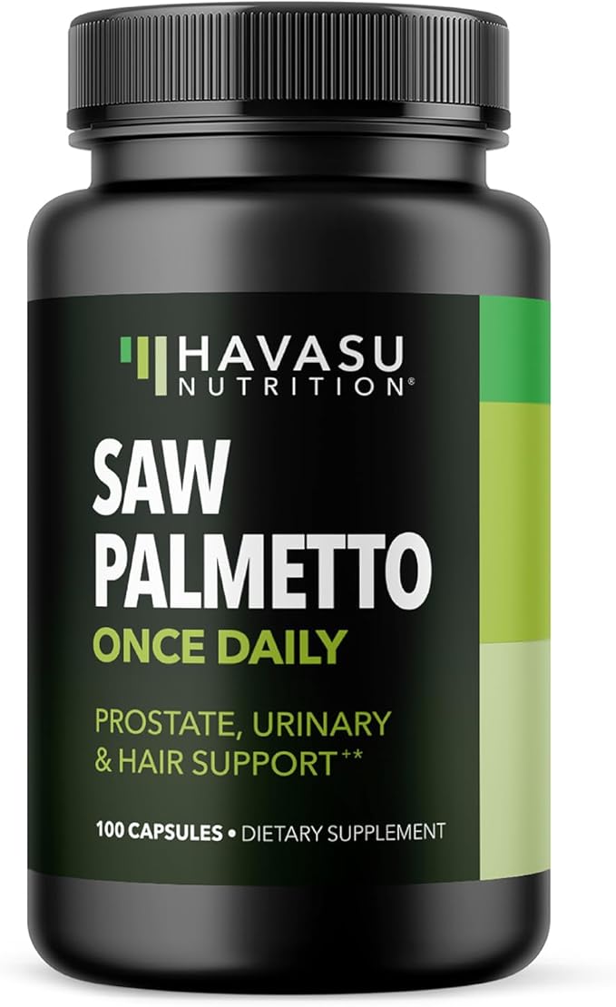 Saw Palmetto for Men Prostate Health Supplement to Promote Urinary Tract Function - 500mg Per Serving - 100 Count