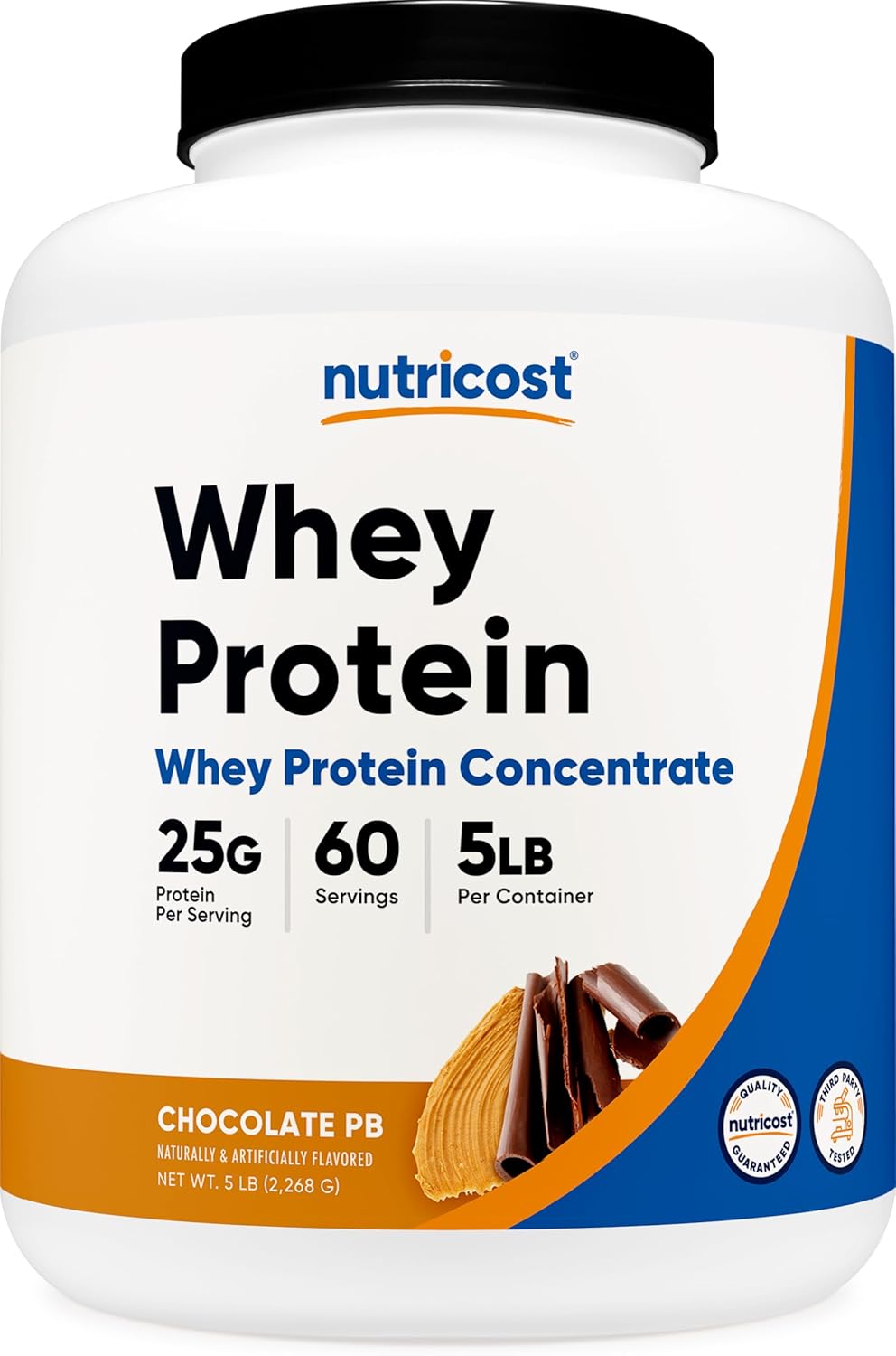 Nutricost Whey Protein Concentrate (Chocolate Peanut Butter) 5LBS
