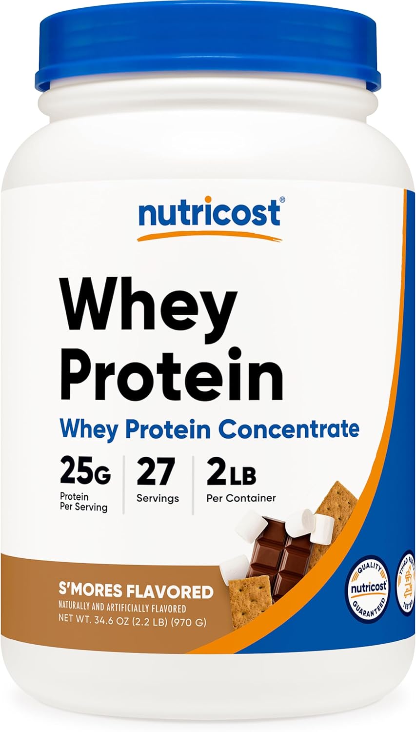Nutricost Whey Protein Concentrate Powder (S'Mores) 2LBS
