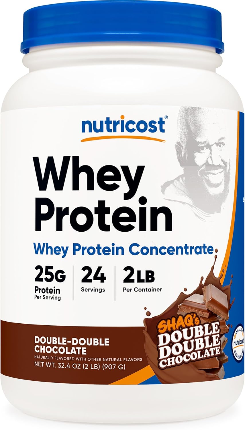 Nutricost Whey Protein Concentrate Powder (Shaq's Double Double Chocolate) 2LBS