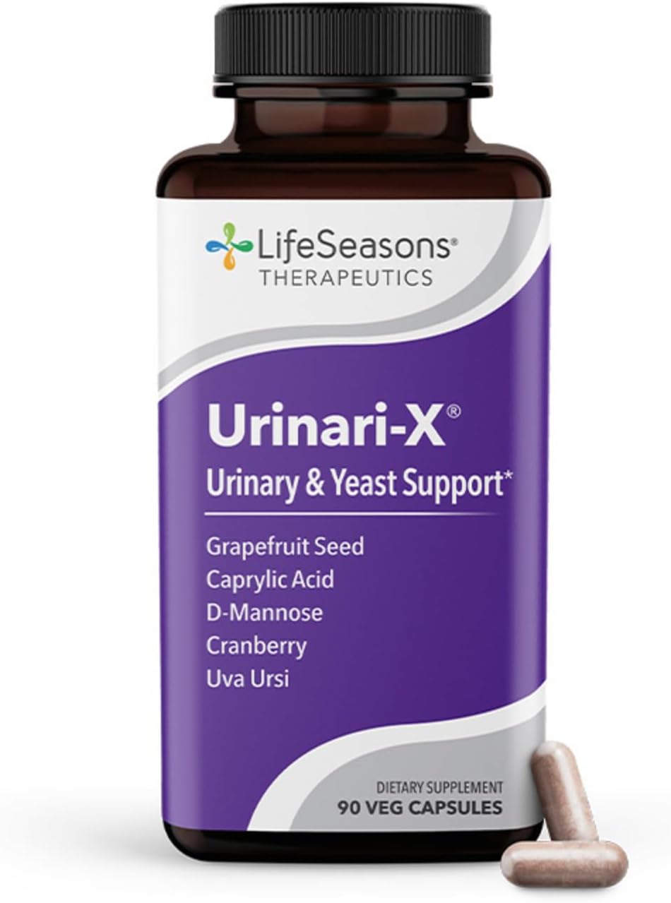 Urinari-X - Urinary Tract Support - Fast Acting UTI Relief - Vitamin Supplement for Healthy Bladder Function & Immunity - 90 Capsules