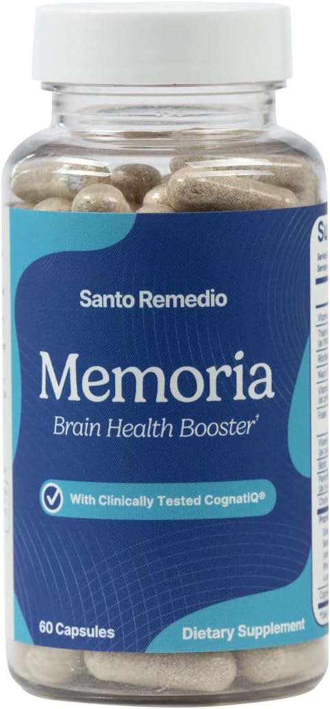 Santo Remedio Memoria, Brain Health Booster, Helps Strengthen Neural Connections