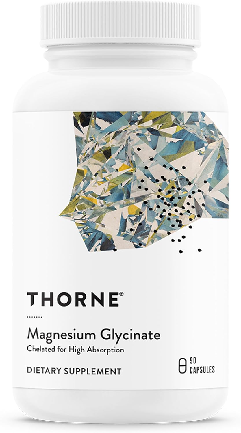 THORNE - Magnesium Glycinate - Supports Restful Sleep, Muscle Relaxation - 90 Servings