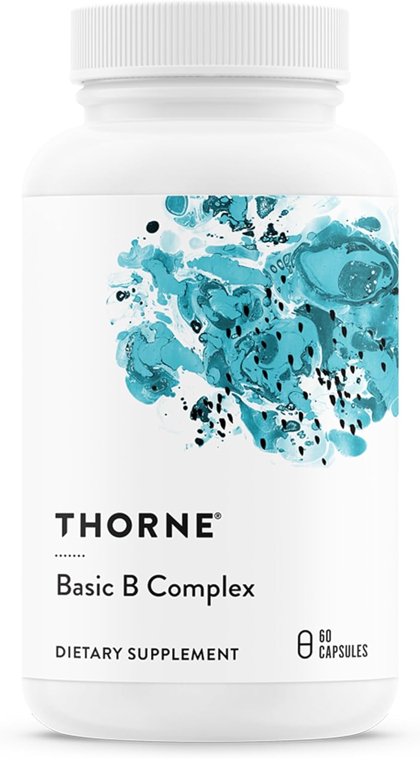 THORNE - Basic B-Complex - Tissue-Ready Vitamin B Complex Supplement - 60 Servings