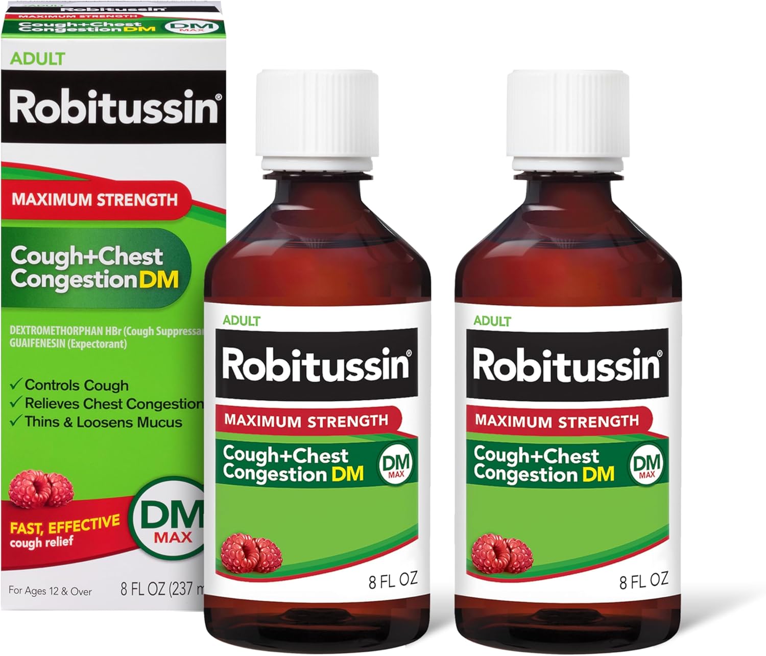 Robitussin Adult Maximum Strength Cough Plus Chest Congestion DM Max