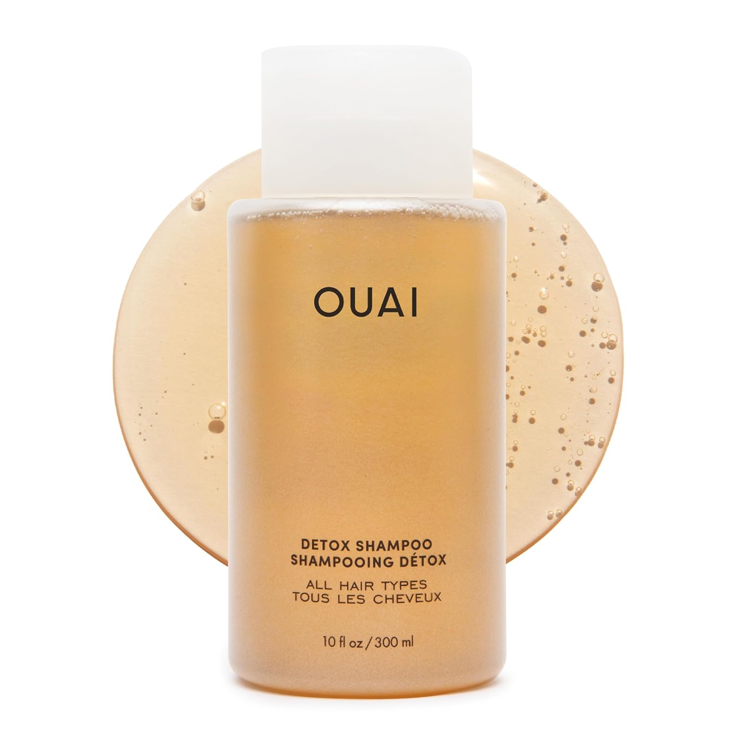 OUAI Detox Shampoo - Clarifying Shampoo for Build Up, Dirt, Oil, Product and Hard Water, (10 oz)